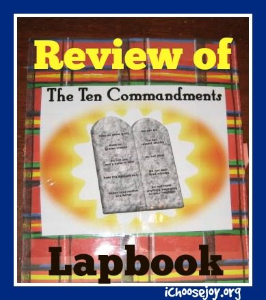 Review of Ten Commandments Lapbook
