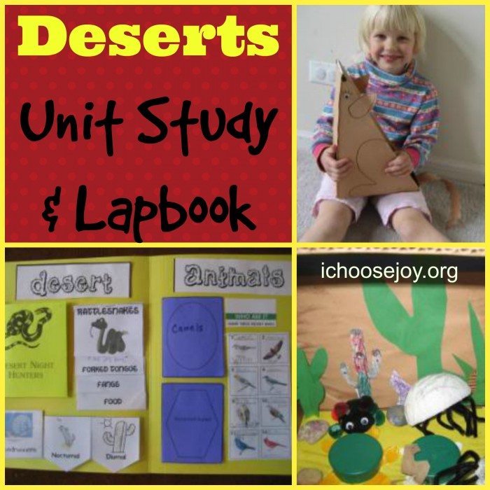 Deserts Unit Study & Lapbook