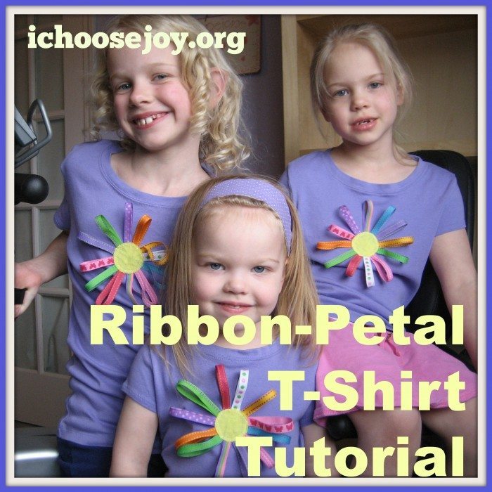 Ribbon Petal T-Shirt Tutorial