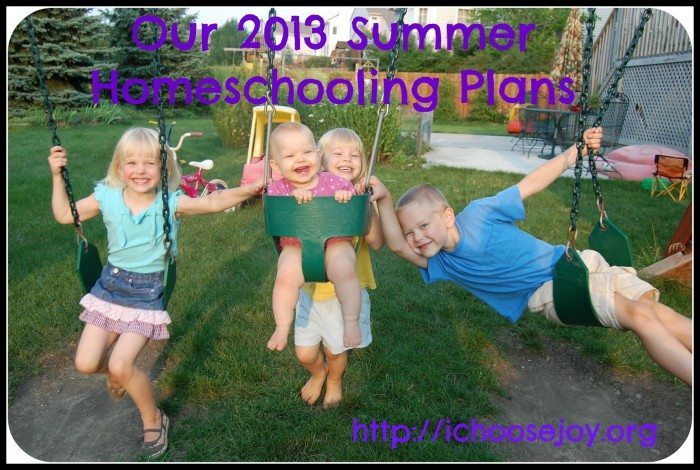 Summer Homeschooling Plans