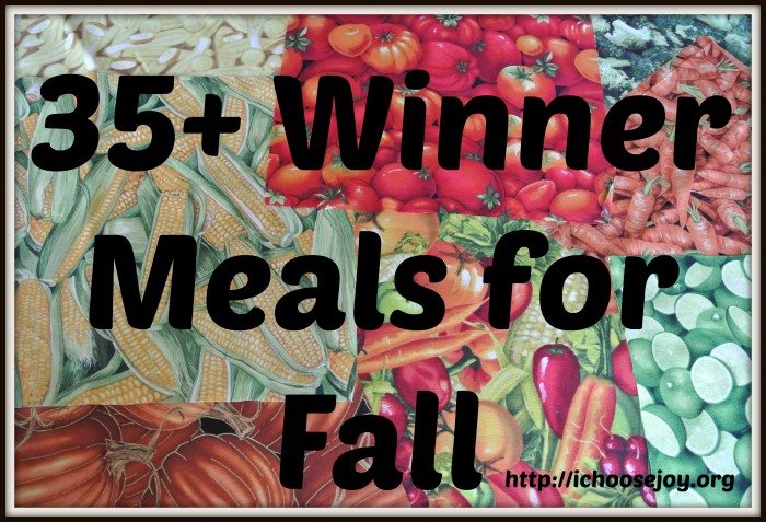 Winner Meals for Fall