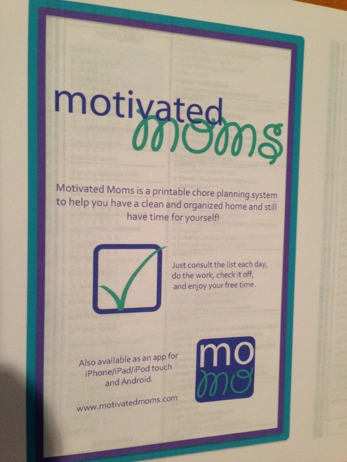 Motivated Moms planner