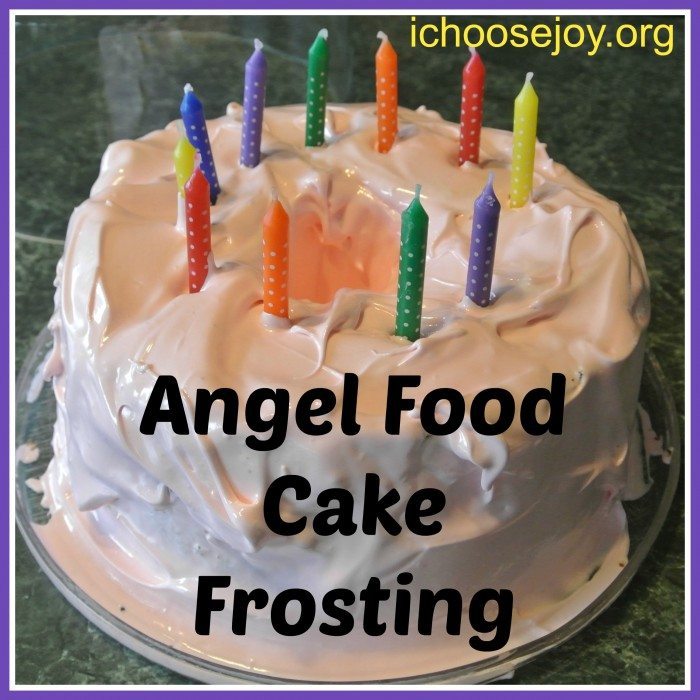 Angel Food Cake Frosting Recipe