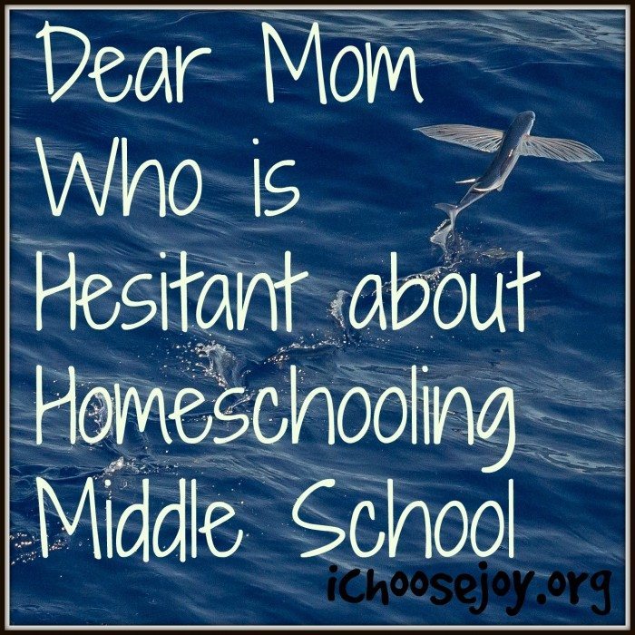 Hesitant About Homeschooling Middle School