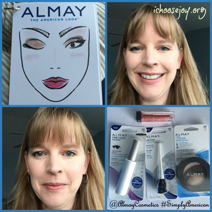 Almay Cosmetics #SimplyAmerican collage