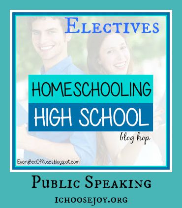 Homeschool High School Public Speaking speech drama and debate