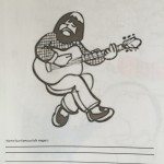 American Folk Singers coloring sheet free download