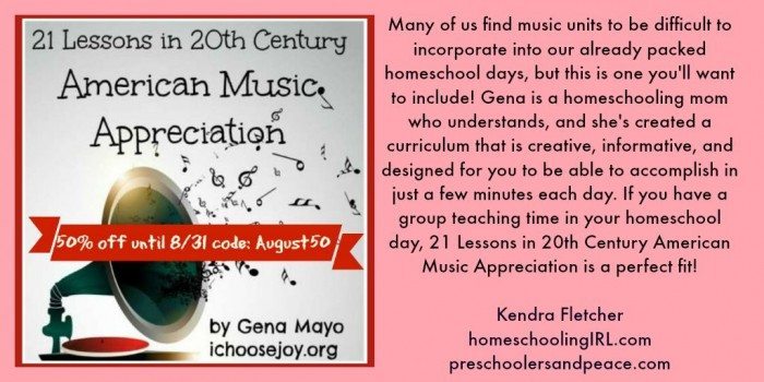 21 Lessons in 20th Century American Music Appreciation August sale Twitter Kendra Fletcher