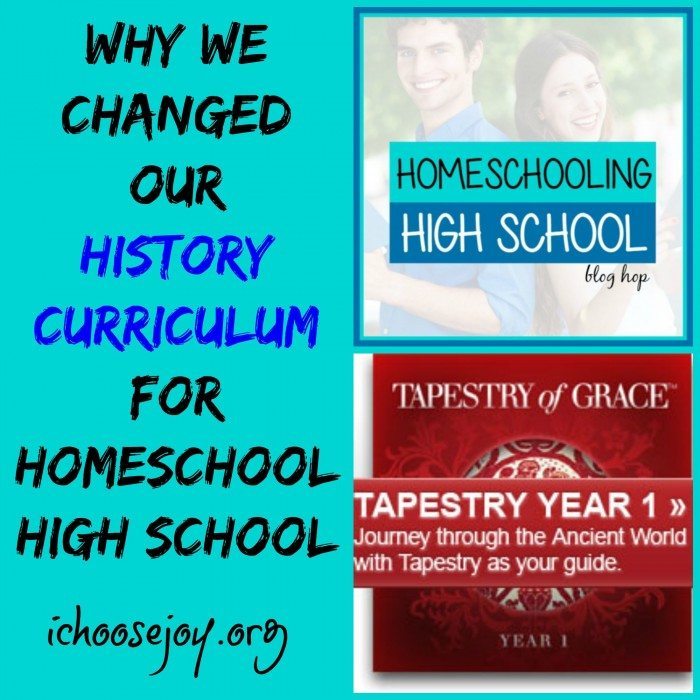 Why We Changed our History Curriculum for Homeschool High School