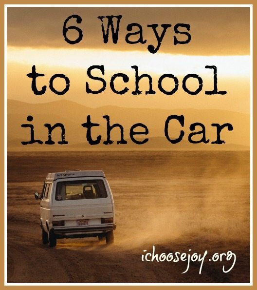 6 Ways to School in the Car