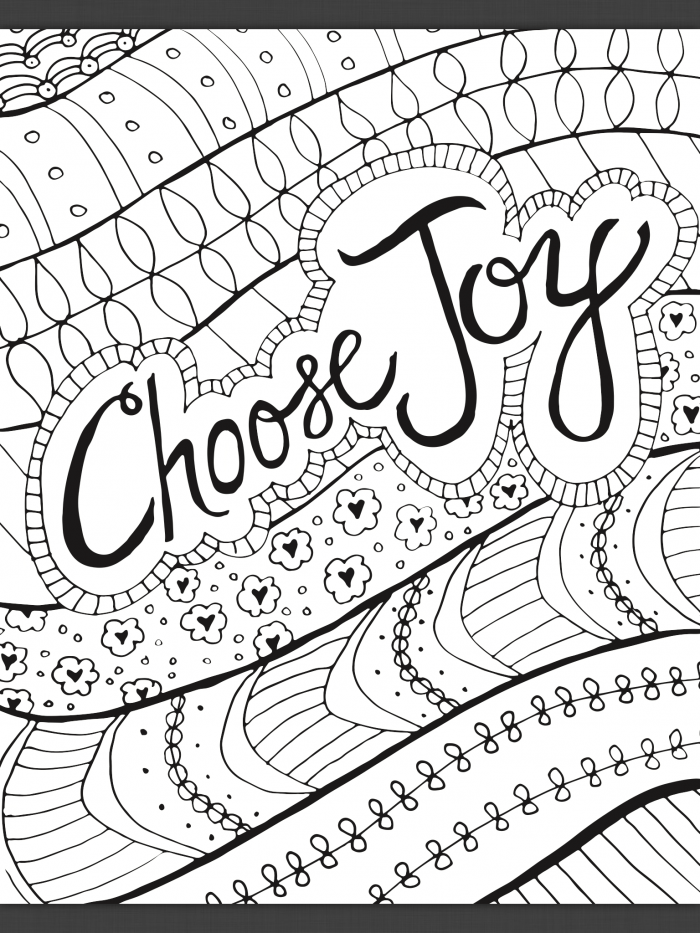 Choose Joy from Color Me Inspired