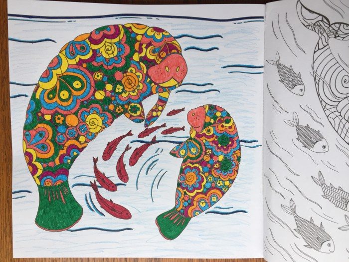 Manatee coloring page in Wonders of Creation