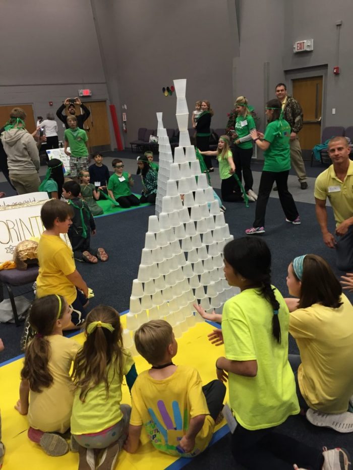 Stack the Cups game