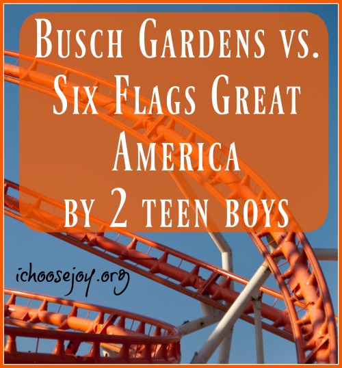 Busch Gardens vs. Six Flags Great America by 2 teen boys