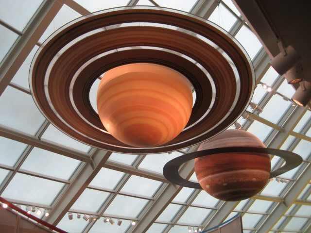 Adler Planetarium planet model in Chicago, Illinois