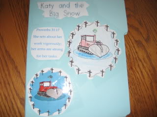 Katy and the Big Snow lapbook to do with the picture book