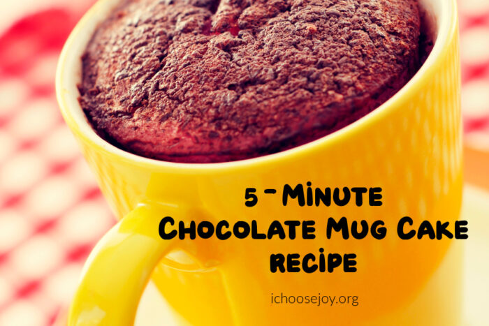 5-Minute Chocolate Mug Cake recipe
