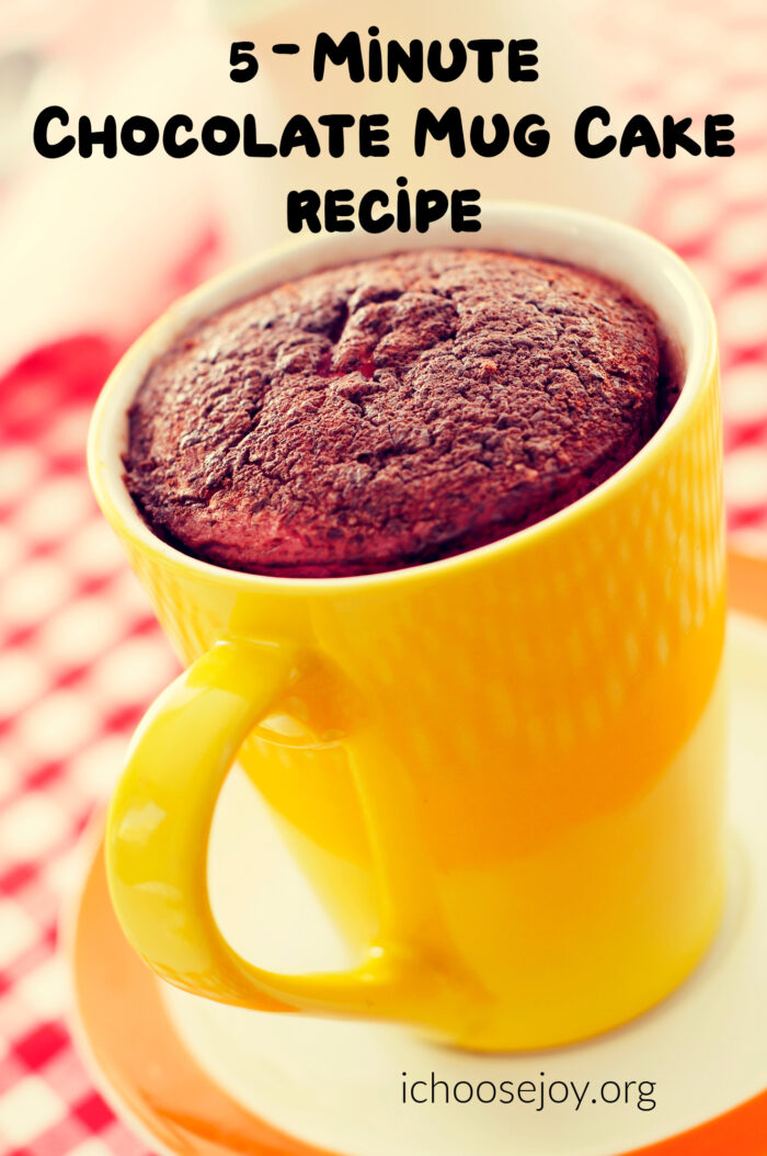 5-Minute Chocolate Mug Cake recipe 