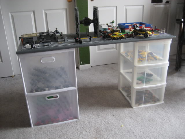 Lego storage table