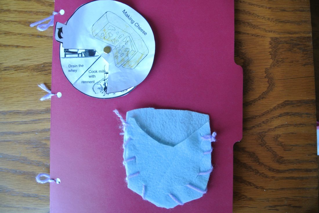 Projects from our "Little House in the Big Woods" unit study.