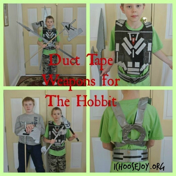 Duct Tape Weapons for The Hobbit