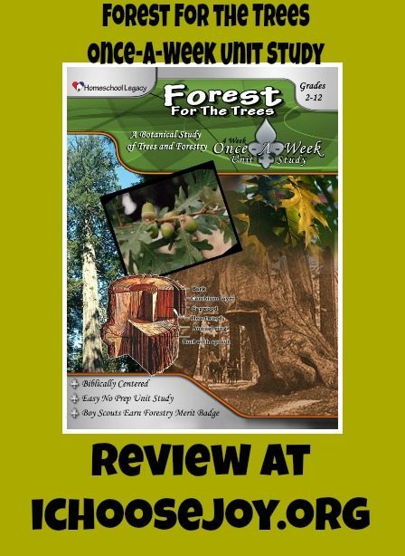 Review: Homeschool Legacy’s “Forest for the Trees” unit study