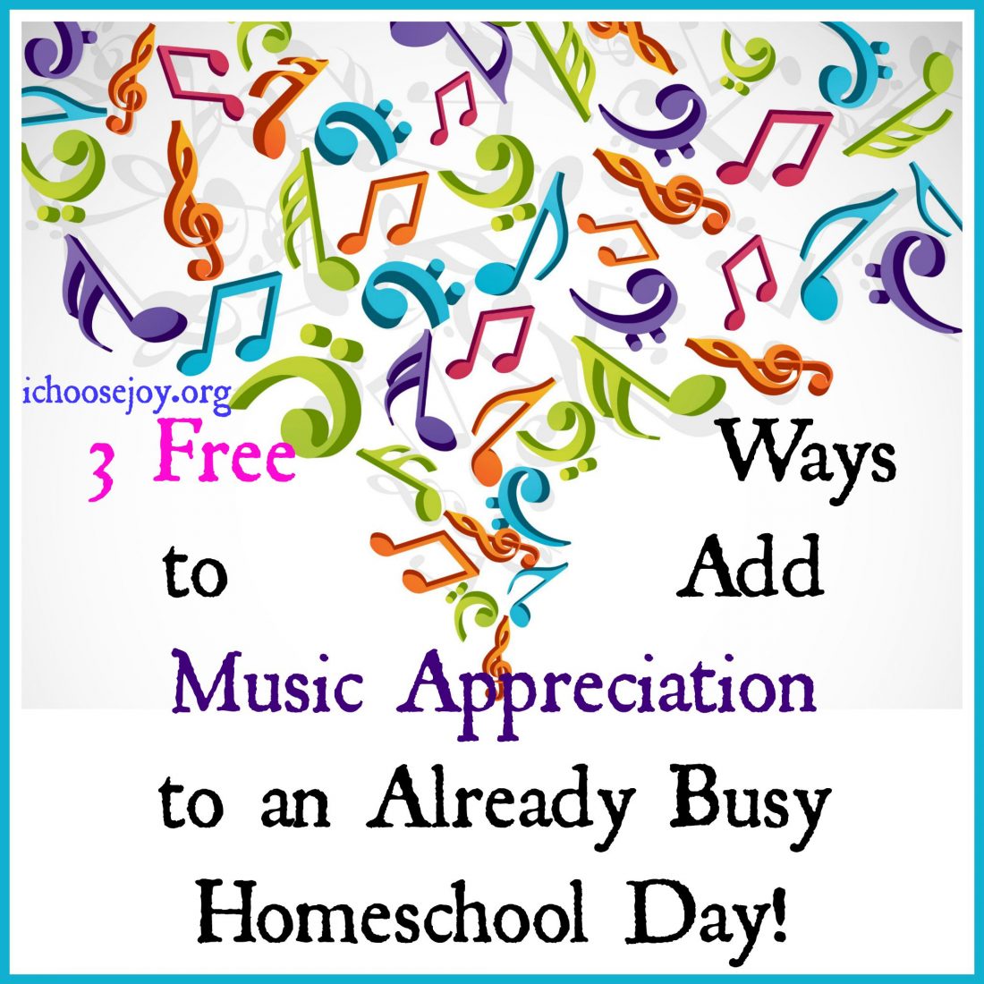 3 Free Ways to Add Music Appreciation to an Already Busy Homeschool Day