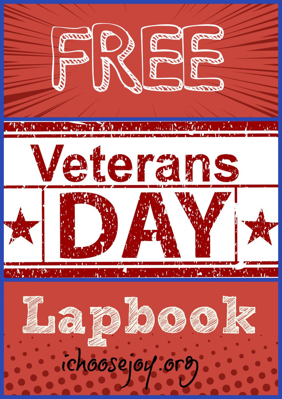 Free Veterans Day Lapbook, perfect for elementary students learning about Veterans Day #homeschool #veteransday #lapbook #elementary