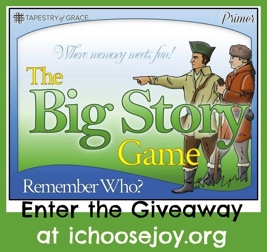 Giveaway: The Big Story Game from Tapestry of Grace