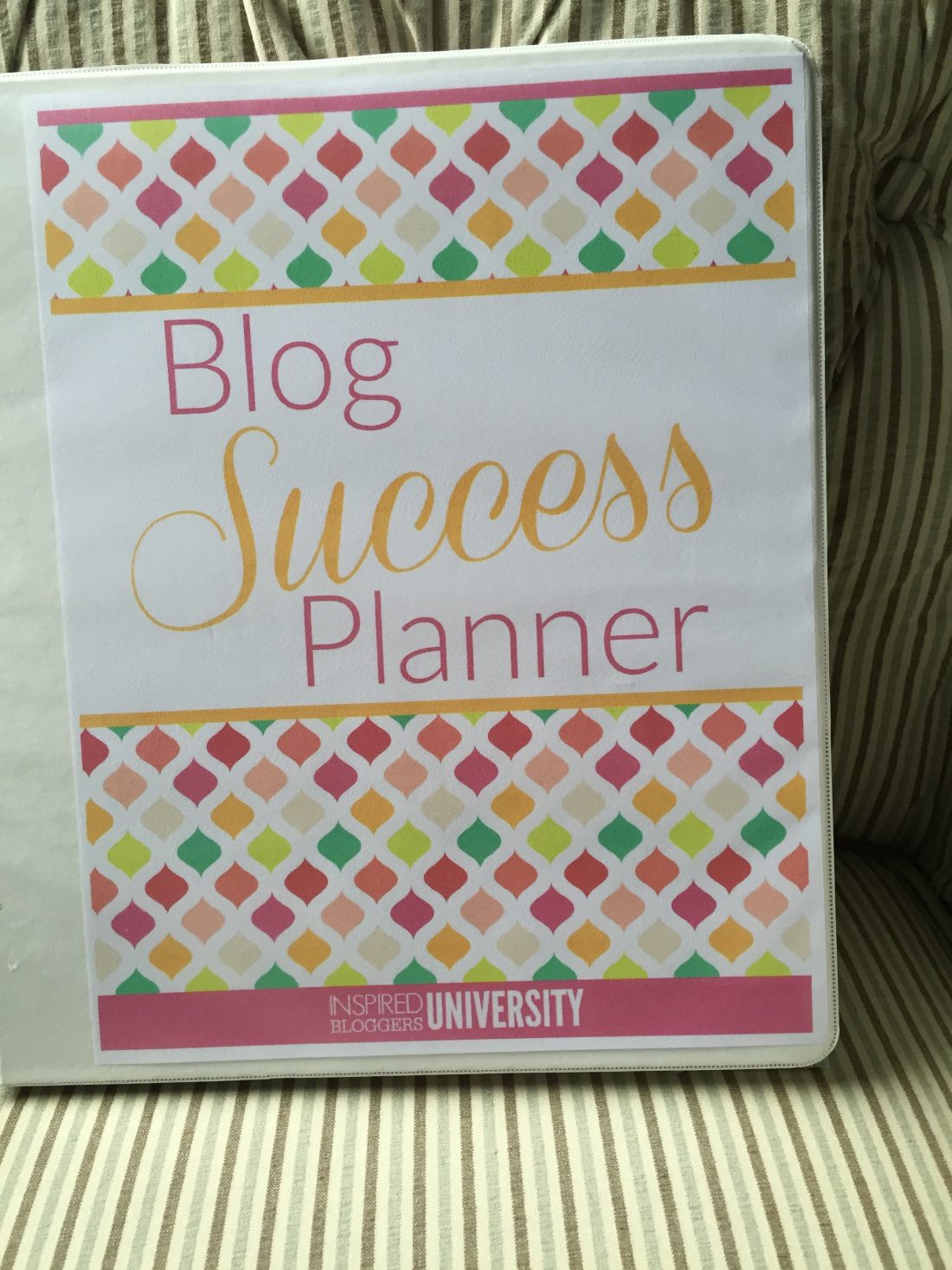 Blog Success Planner–See mine and then get your own!