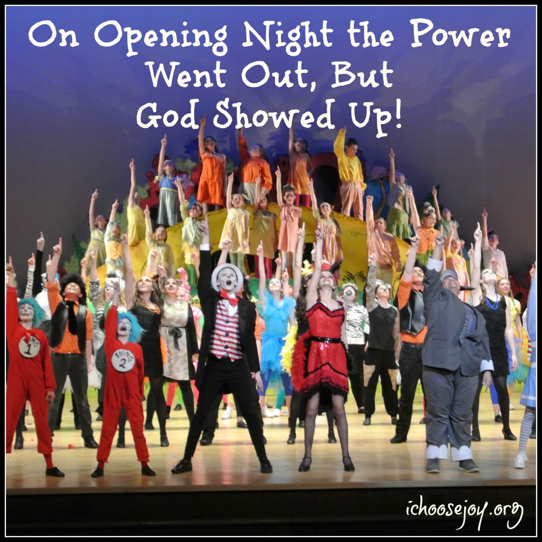 On Opening Night the Power Went Out, But God Showed Up!