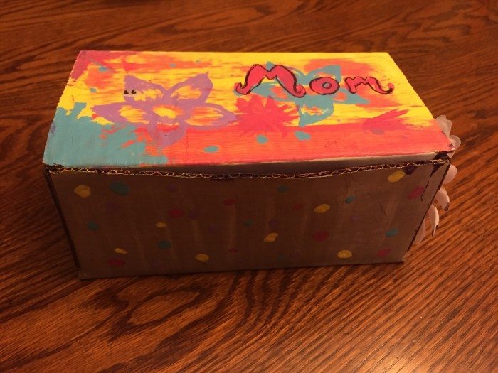 How to Make an Encouragement Box, a craft project we did at our church, but you can do this at home or anywhere! Give the encouragement box to those who are sick, in the hospital, just had a baby, graduates, Mother's Day, etc. Put Bible Verses in the Encouragement Box- post includes a free download of Scripture verses. #bibleverse #scripture #encouragement #ichoosejoyblog