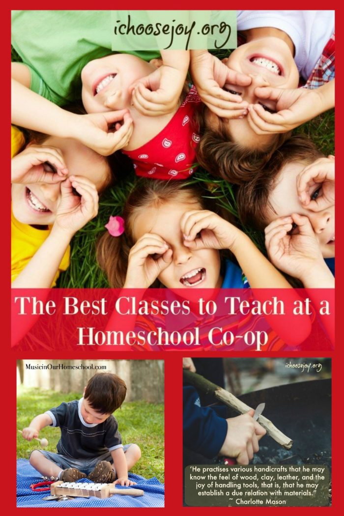 Find out the best classes to teach at a homeschool co-op #homeschool #homeschoolco-op #homeschoolmom #homeschoolideas