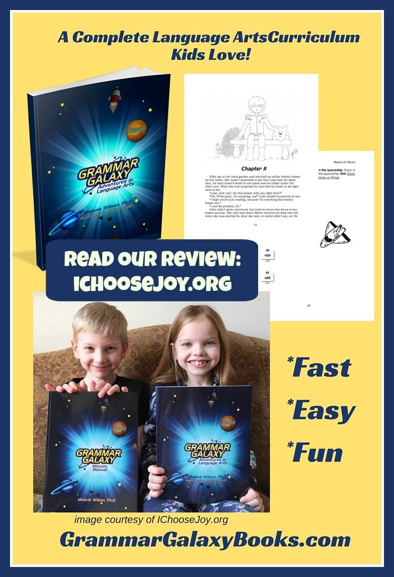 Grammar Galaxy Language Arts Curriculum for Early Elementary review at ichoosejoy.org
