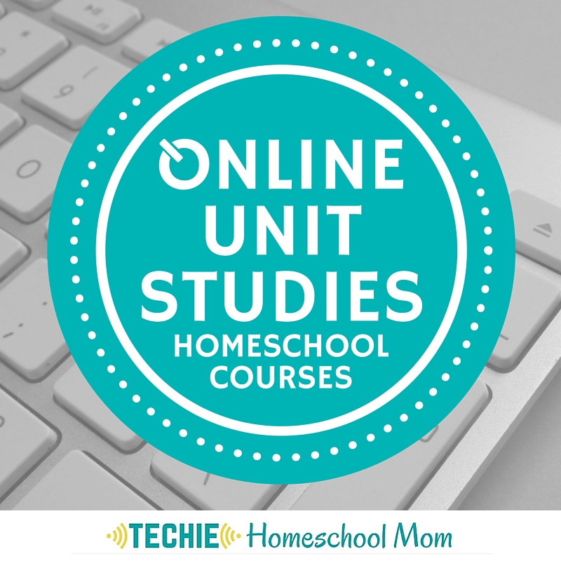 Online Unit Studies homeschool courses