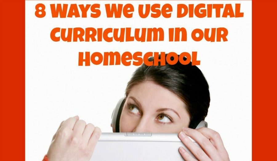 Homeschools and other educational institutions are moving more and more away from paper and book curriculum. Get some tips and ideas here from a veteran homeschool mom of 8. Learn 8 ways she uses digital curriculum in her homeschool. #homeschool #digitalcurriculum #onlinecourses #ichoosejoyblog