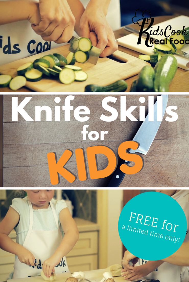 Teach Your Kids Kitchen Knife Skills–with these FREE videos (limited time)