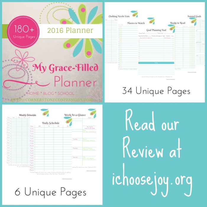 My Grace-Filled Planner review