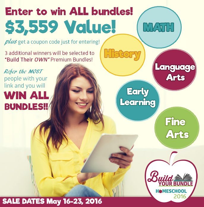 Enter to Win $3,559 in Curriculum with the Build Your Bundle Giveaway