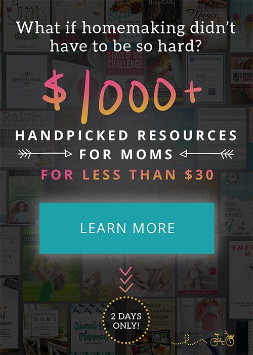 2-Day Flash Sale of Ultimate Homemaking Bundle–Over 90 Resources, only $29.97!