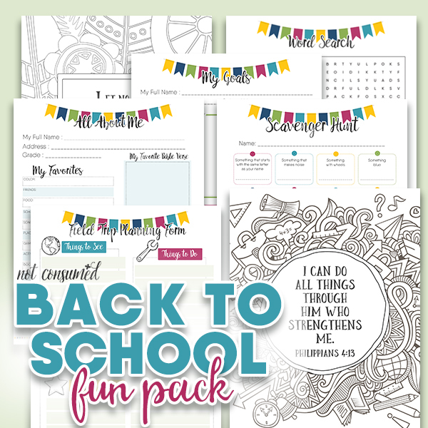 Back to School Fun Pack