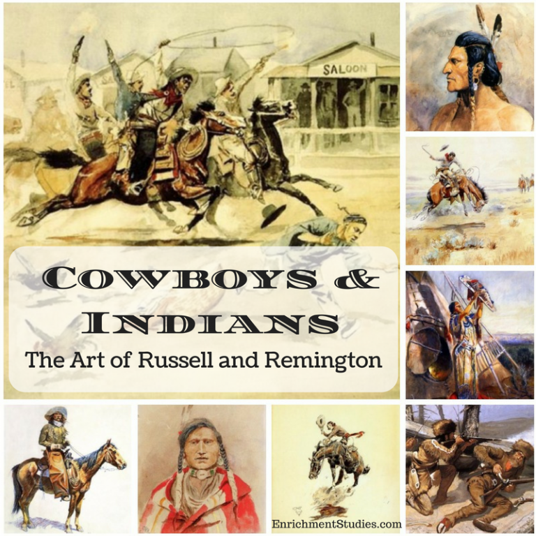 Studying Cowboys & Indians? Include this Art Collection Set!