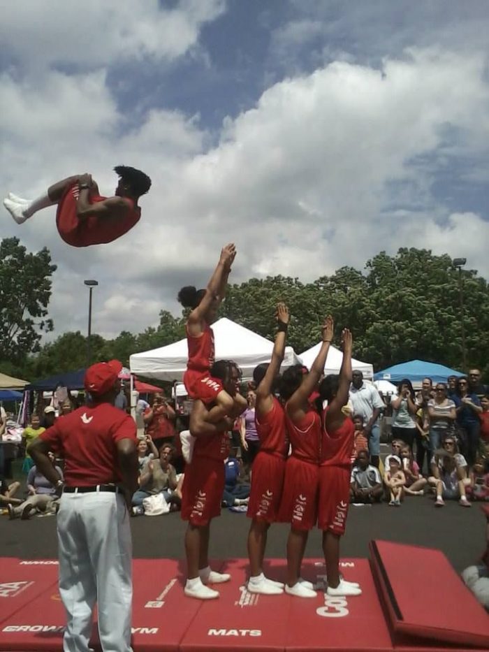 Jesse White Tumblers at the library