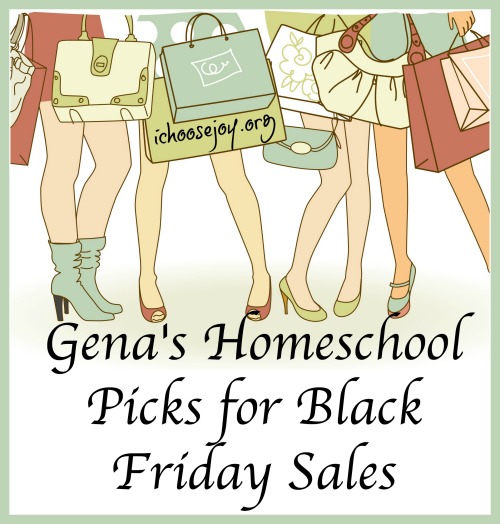 Gena's Homeschool Picks for Black Friday Sales
