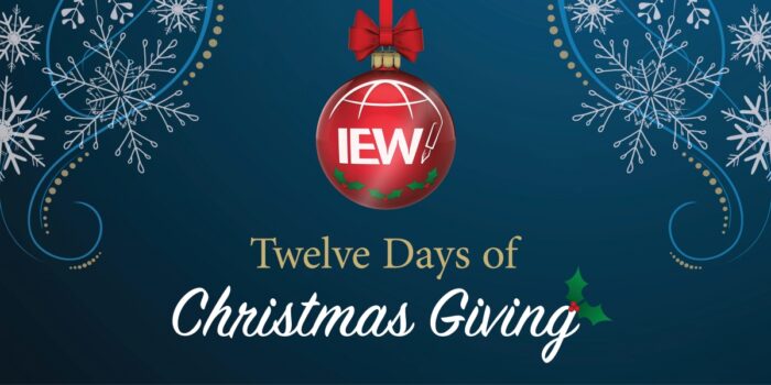 Twelve Days of Christmas Giving from IEW