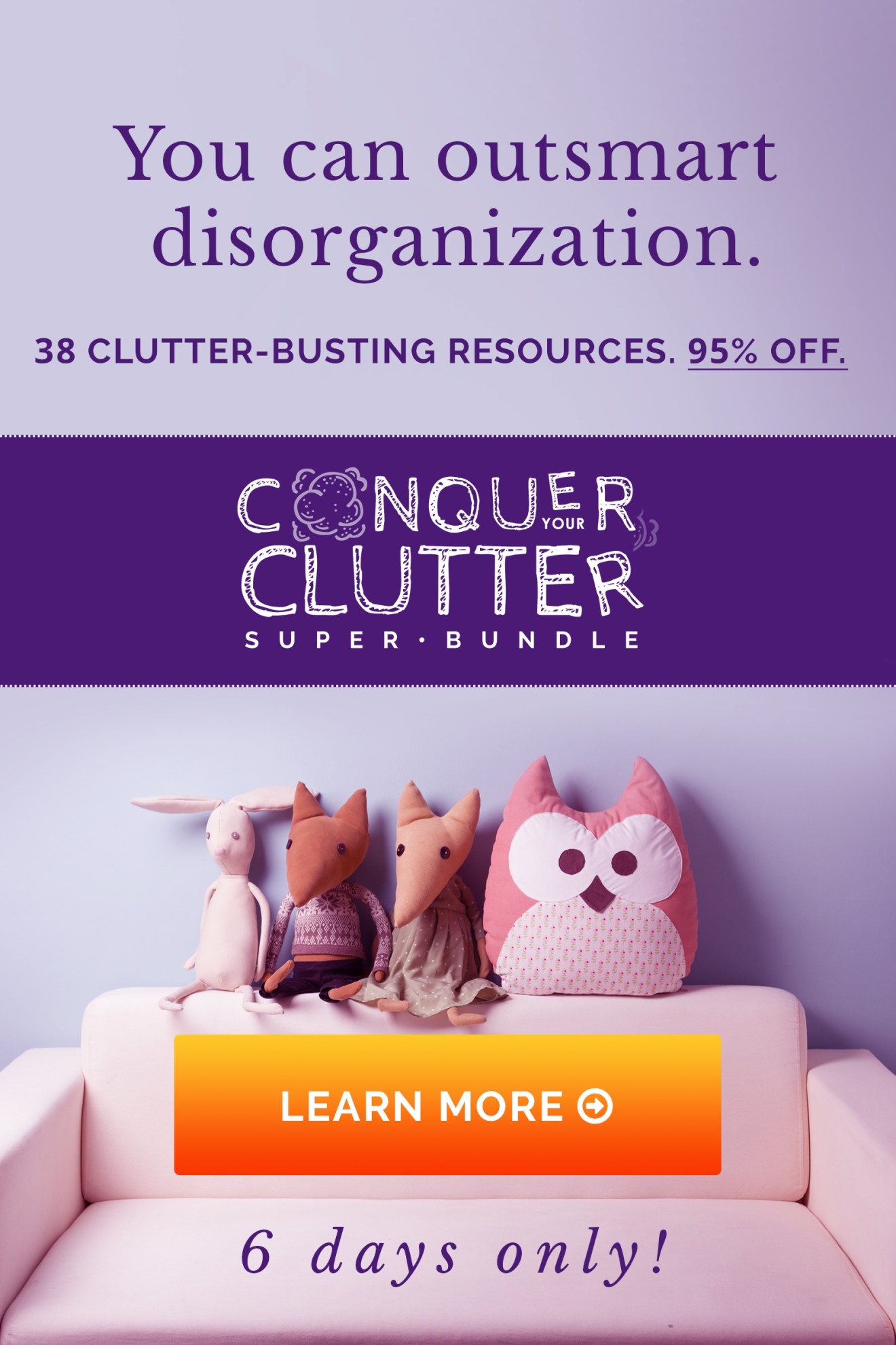 Conquer Your Clutter Super Bundle: Ends 1/30
