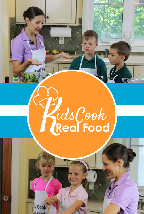Kids Cook Real Food cooking course. Teach your kids to cook!