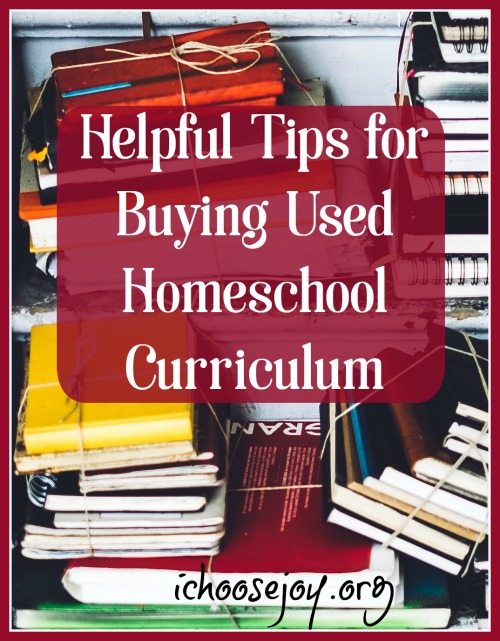 Helpful Tips for Buying Used Homeschool Curriculum