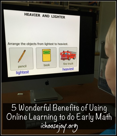 5 Wonderful Benefits of Using Online Learning to do Early Math