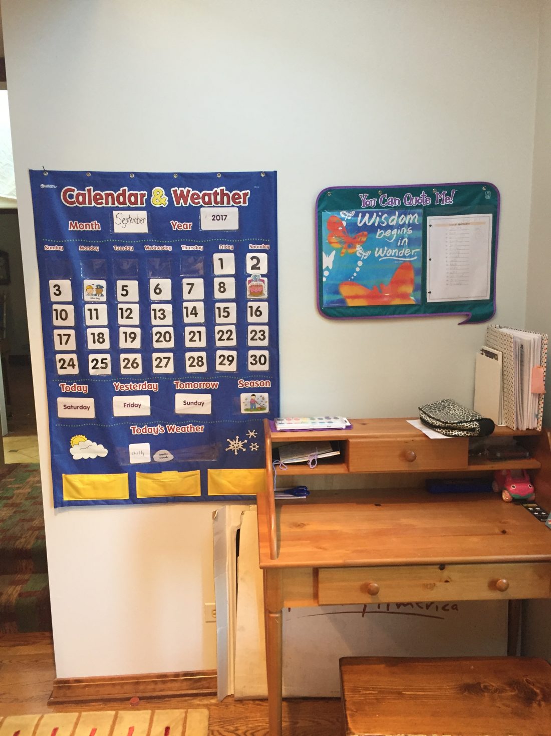 5 Tips for an Awesome Homeschool Schoolroom from I Choose Joy!